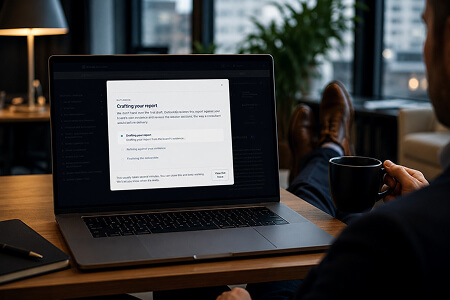 Validated data, in minutes